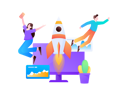 پیش‌نمایش فایل business-people-launching-new-company-12235037 از پک کار کسب‌وکار