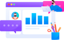 پیش‌نمایش فایل businessman-works-on-presentation-data-12235048 از پک کار کسب‌وکار