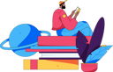 پیش‌نمایش فایل male-book-reader-12442598 از پک خواندن