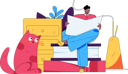 پیش‌نمایش فایل male-reading-book-12442613 از پک خواندن
