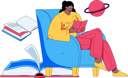 پیش‌نمایش فایل woman-reading-book-12442621 از پک خواندن