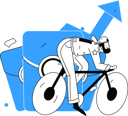 پیش‌نمایش فایل man-cycling-for-financial-growth-12501100 از پک امور مالی