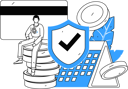 پیش‌نمایش فایل man-doing-secure-payment-using-credit-card-on-time-duration-12501091 از پک امور مالی