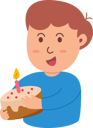 پیش‌نمایش فایل child-with-cake-in-hand-11912881 از پک روز کودک