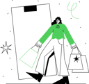 پیش‌نمایش فایل girl-doing-online-shopping-10304168 از پک اسلو 2