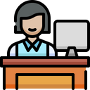 پیش‌نمایش فایل receptionist-4826302 از پک دفتر کار