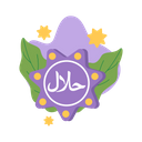 پیش‌نمایش فایل halal-sign-5202372 از پک رمضان مسلمان