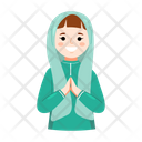 پیش‌نمایش فایل girl-with-pashmina-5206562 از پک کاراکترها عید مبارک