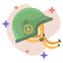 پیش‌نمایش فایل army-helmet-5328738 از پک مجموعه استیکر صلح و توقف جنگ