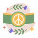 پیش‌نمایش فایل badge-5328739 از پک مجموعه استیکر صلح و توقف جنگ