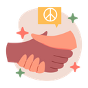 پیش‌نمایش فایل handshake-5328750 از پک مجموعه استیکر صلح و توقف جنگ