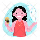 پیش‌نمایش فایل female-singer-5333866 از پک مجموعه استیکر ساز موسیقی