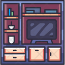 پیش‌نمایش فایل shelves-5440213 از پک مبلمان