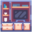 پیش‌نمایش فایل shelves-5440163 از پک مبلمان