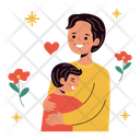 پیش‌نمایش فایل father-and-son-holding-each-other-5591540 از پک مجموعه استیکر روز پدر