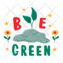 پیش‌نمایش فایل be-green-5610940 از پک مجموعه استیکر نجات زمین