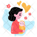 پیش‌نمایش فایل mom-and-her-baby-5608448 از پک مجموعه استیکر روز مادر