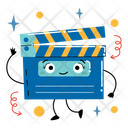 پیش‌نمایش فایل clapperboard-5634697 از پک مجموعه استیکر زمان فیلم