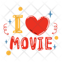 پیش‌نمایش فایل i-love-movie-5634703 از پک مجموعه استیکر زمان فیلم