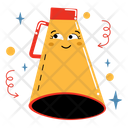پیش‌نمایش فایل megaphone-5634704 از پک مجموعه استیکر زمان فیلم