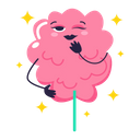 پیش‌نمایش فایل cotton-candy-5627588 از پک مجموعه استیکر غذا فست