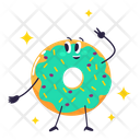 پیش‌نمایش فایل donut-5627590 از پک مجموعه استیکر غذا فست