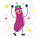 پیش‌نمایش فایل eggplant-5633183 از پک مجموعه استیکر سبزیجات