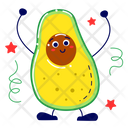 پیش‌نمایش فایل avocado-5637538 از پک مجموعه استیکر میوه