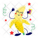 پیش‌نمایش فایل banana-5637539 از پک مجموعه استیکر میوه