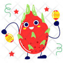 پیش‌نمایش فایل dragon-fruit-5637542 از پک مجموعه استیکر میوه