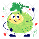 پیش‌نمایش فایل melon-5637551 از پک مجموعه استیکر میوه