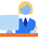 پیش‌نمایش فایل secretary-5725644 از پک کسب‌وکار استیکو