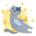 پیش‌نمایش فایل cat-lying-on-a-pillow-5744792 از پک علاقه‌مندان گربه