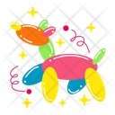پیش‌نمایش فایل balloon-dog-5992021 از پک مجموعه استیکر جشن تولد