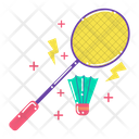 پیش‌نمایش فایل badminton-5992082 از پک مجموعه استیکر ورزش‌ها