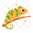 پیش‌نمایش فایل chameleon-6014198 از پک مجموعه استیکر حیوان خانگی بامزه