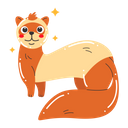 پیش‌نمایش فایل ferret-6014202 از پک مجموعه استیکر حیوان خانگی بامزه