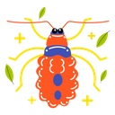 پیش‌نمایش فایل assassin-bug-6013409 از پک مجموعه استیکر حشره