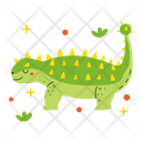 پیش‌نمایش فایل ankylosaurus-6005207 از پک مجموعه استیکر دایناسور بامزه
