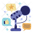 پیش‌نمایش فایل feedback-and-rating-podcast-6255087 از پک مجموعه استیکر پادکست