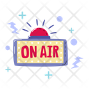 پیش‌نمایش فایل on-air-sign-6255097 از پک مجموعه استیکر پادکست