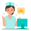 پیش‌نمایش فایل clinic-receptionist-6312097 از پک فعالیت کلینیک بیمارستان