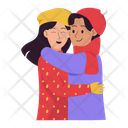 پیش‌نمایش فایل cuddling-6910660 از پک مجموعه استیکر تعطیلات زمستان