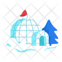 پیش‌نمایش فایل igloo-6910662 از پک مجموعه استیکر تعطیلات زمستان