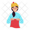 پیش‌نمایش فایل knitting-6910663 از پک مجموعه استیکر تعطیلات زمستان