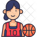 پیش‌نمایش فایل female-player-7641707 از پک بسکتبال