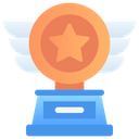پیش‌نمایش فایل trophy-with-wings-9007821 از پک جایزه