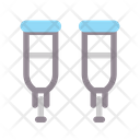 پیش‌نمایش فایل crutches-57 از پک پزشکی – رنگ‌های تخت