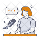 پیش‌نمایش فایل female-podcaster-10302617 از پک پادکست