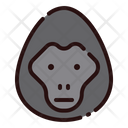 پیش‌نمایش فایل gorilla-1602304 از پک حیوان – دورخط پرشده